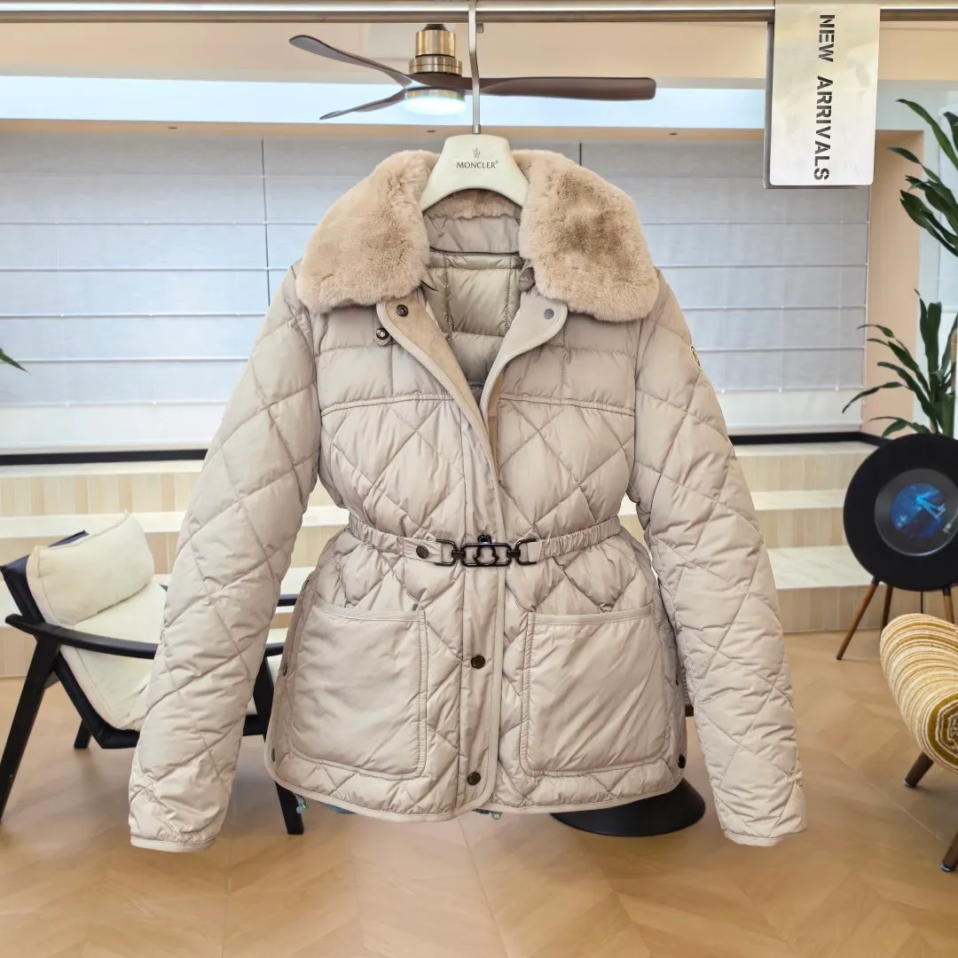 【Original 】Moncer｜ SS 26 Cygne Diamond- Quilted Short Down Jacket ， ， ， #T 119# Size: 0123